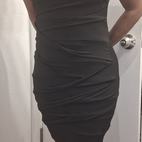 Ruby Rox Black Ruched Mini Dress - Picture 4 of 4